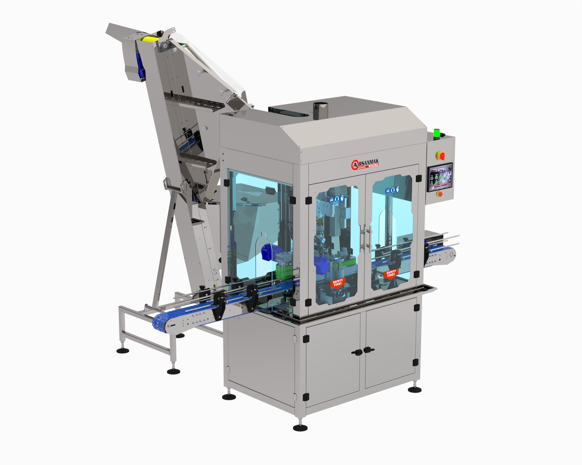 2-Eksen Robot Pick&Place Kapatma Makineleri
